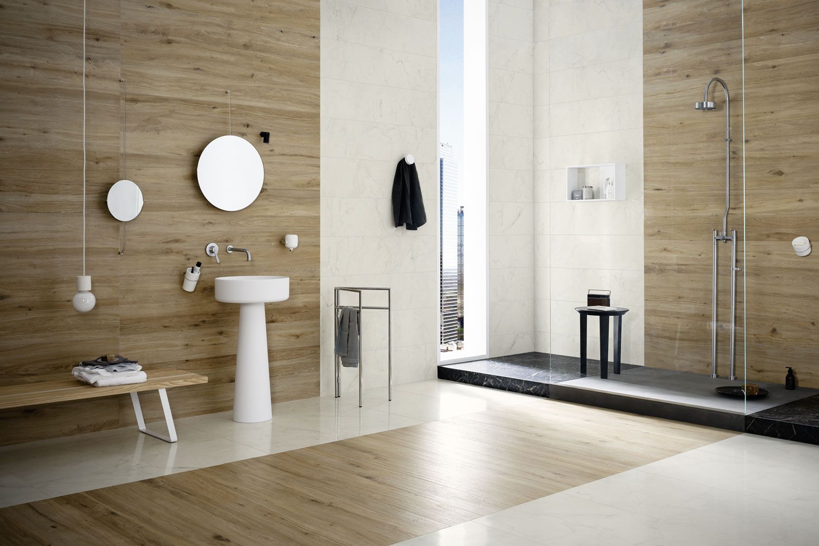 Керамогранит Marazzi Italy Treverktrend Rovere Miele Rett. 37,5х150