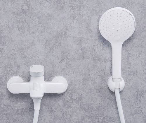 Смеситель Wasserkraft Mindel 8501 для ванны,белый