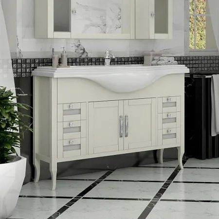 Тумба OPADIRIS Мираж 120, слоновая кость (Р)