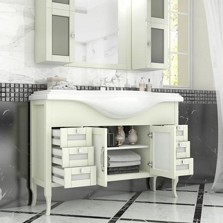 Тумба OPADIRIS Мираж 120, слоновая кость (Р)