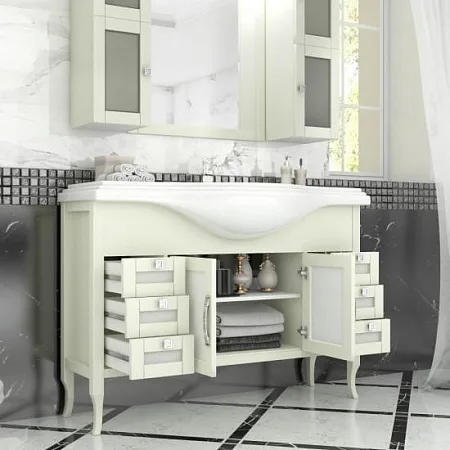 Тумба OPADIRIS Мираж 120, слоновая кость (Р)