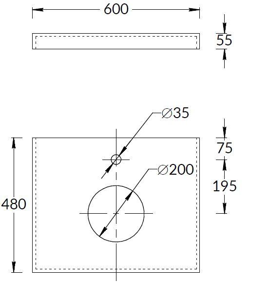 CN60.SG560420R Спец. изделие декоративное из керамогранита Риальто 60x48, бежевый керам.гранит