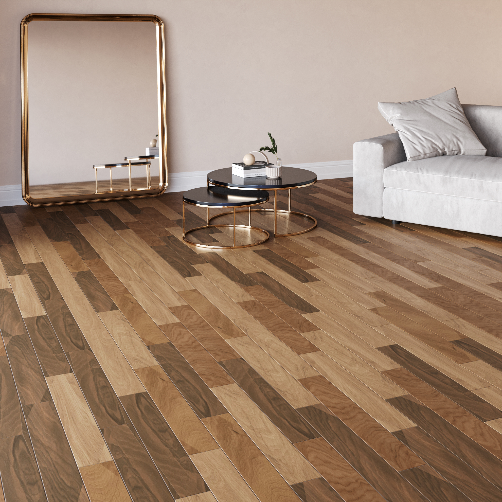Керамогранит Kerama Marazzi Селект Вуд беж темный обрезной 9,6х60