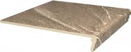 Керамогранит Kerama Marazzi Ступень фронтальная Бореале коричневый 30х30
