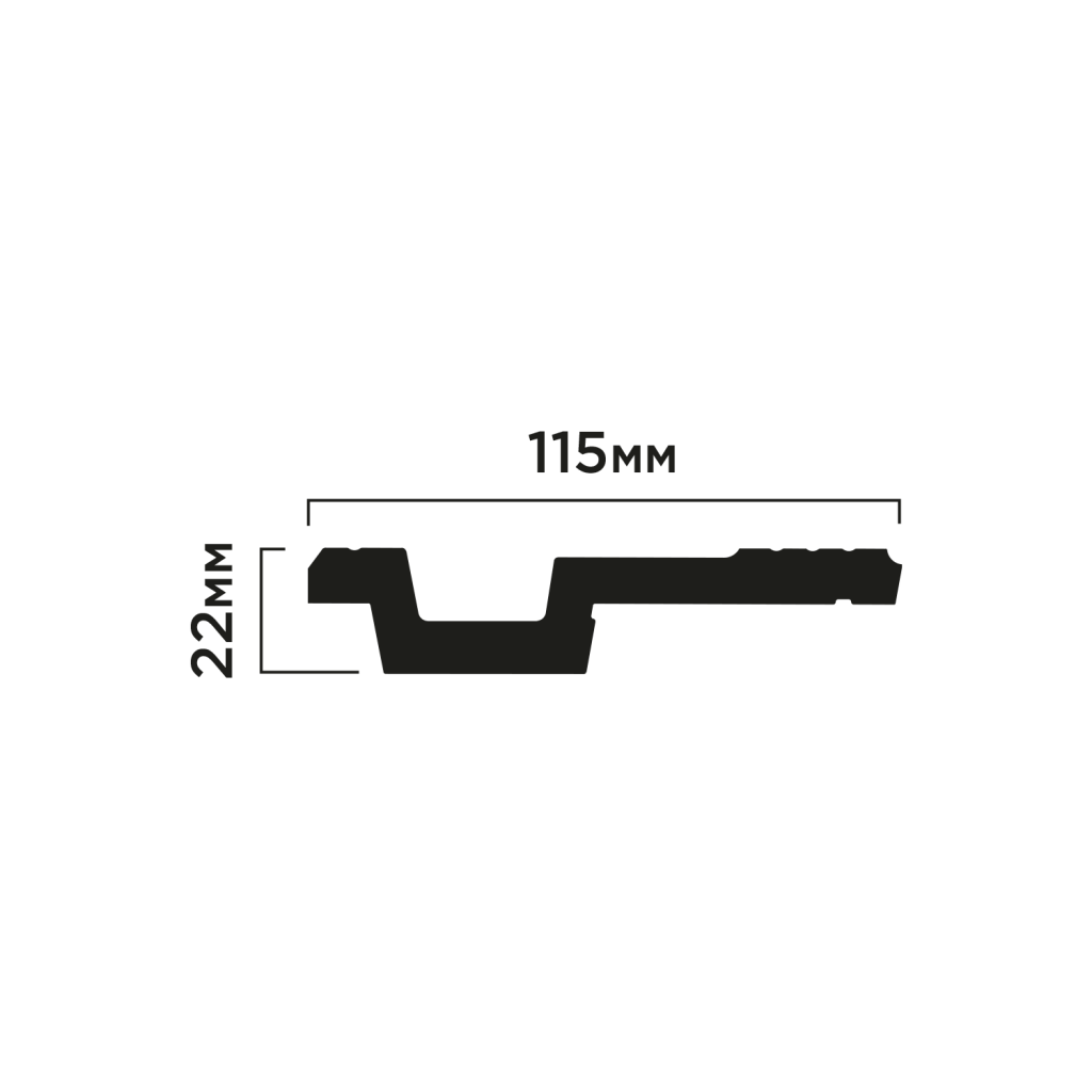 A115V1 Карниз HiWood