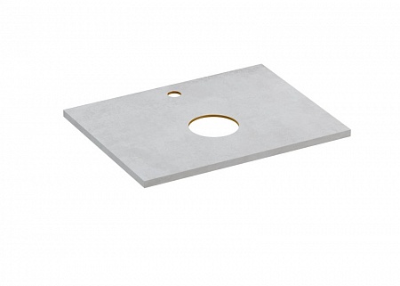Столешница Cersanit STONE из керамогранита Balance 60x45x2 серый матовый