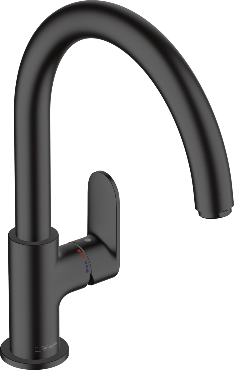 Смеситель Hansgrohe Vernis Blend для кухонной мойки 71870670 черный