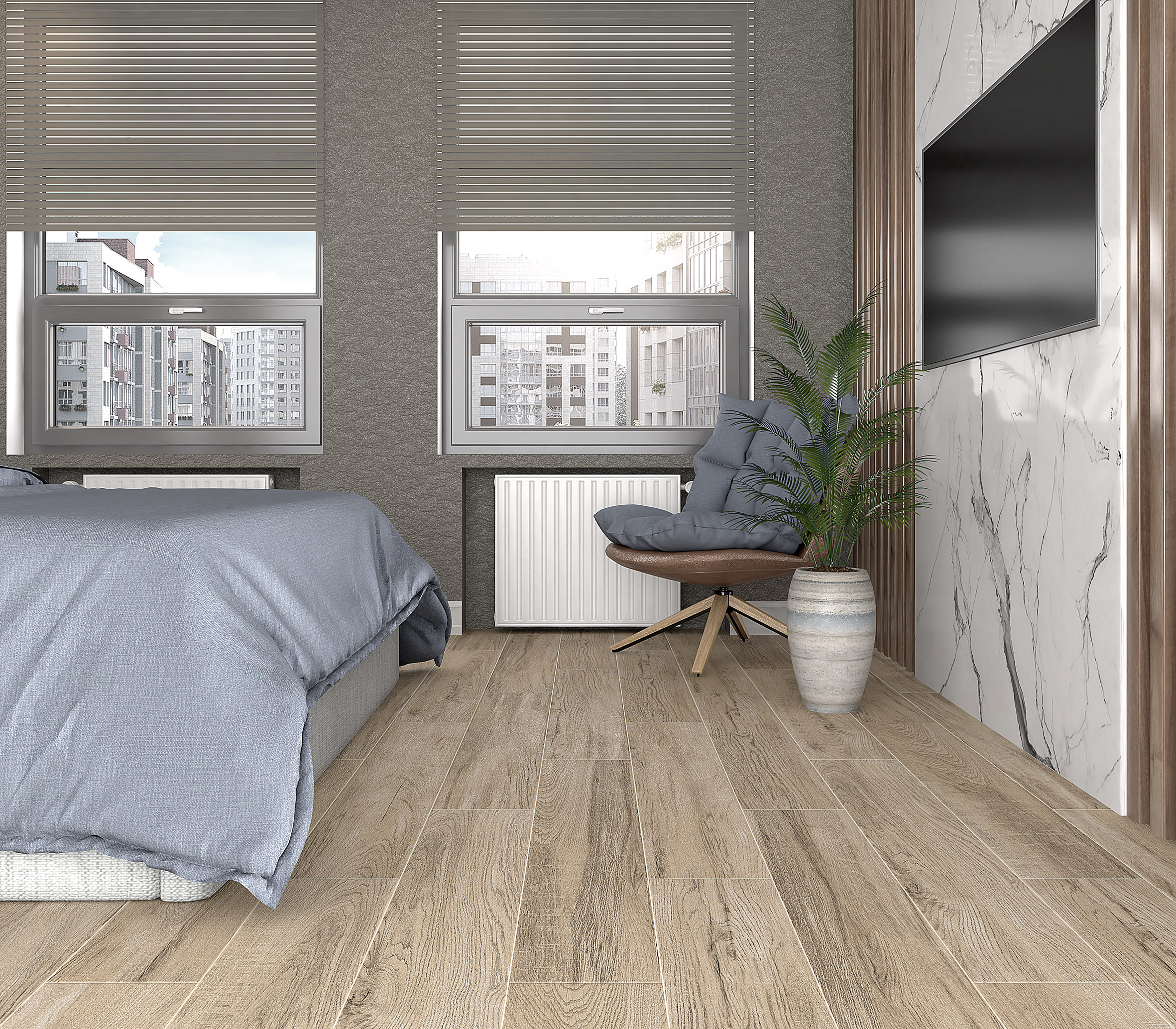 Rainwood керамогранит графитовый 19,60x119,10