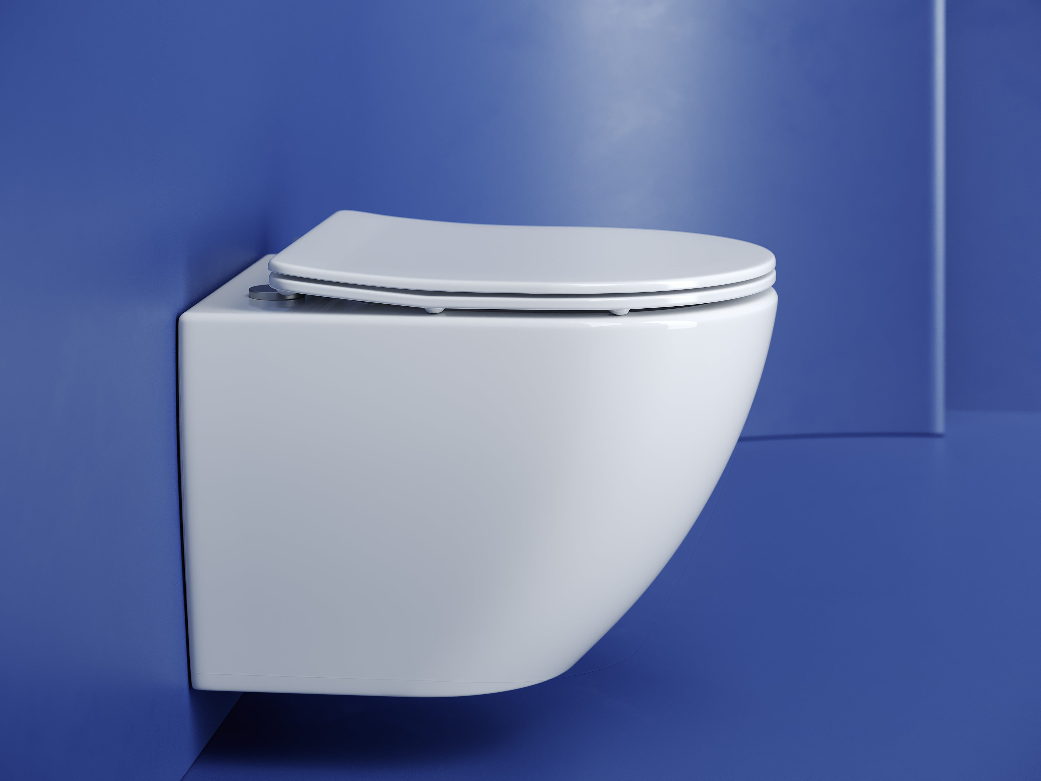 Унитаз подвесной безободковый Ceramica Nova Metropol CN4002T с крышкой-сиденьем микролифт, белый глянец