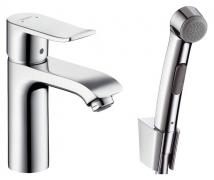 Смеситель с гигиеническим душем Hansgrohe Metris 31285000