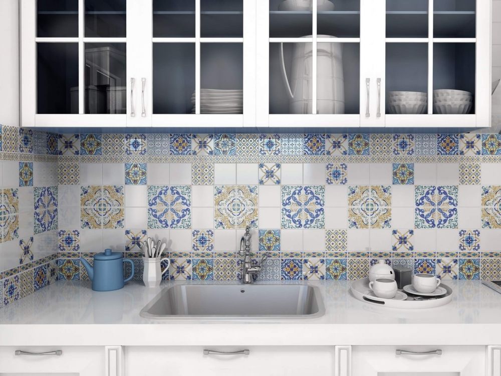 Керамическая плитка Kerama Marazzi Декор Капри Лимончики 9,9х9,9