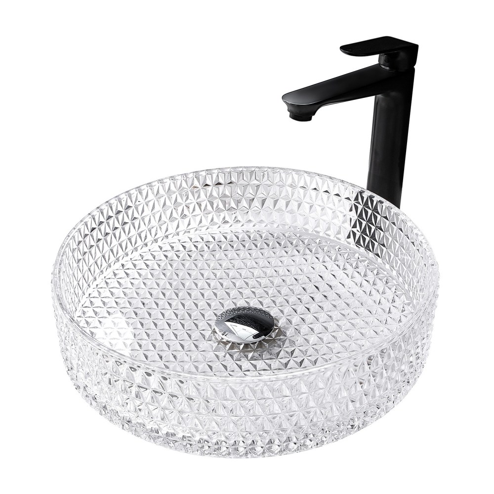 Раковина Abber Glas 40 см AK2301 прозрачная