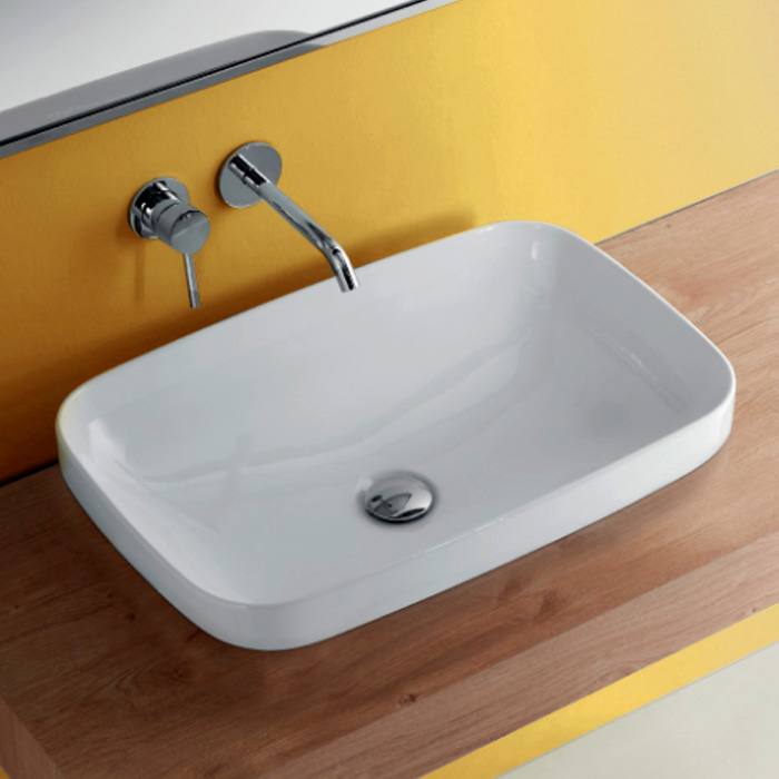 Раковина Kerasan Tribeca, 60x15, 514301, белый