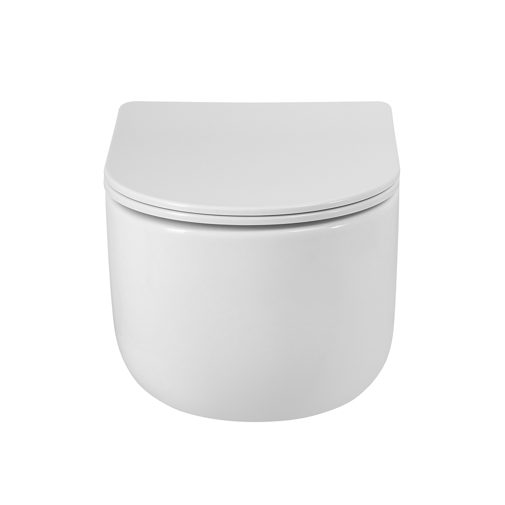 Унитаз подвесной безободковый BelBagno Soft BB084CH-TOR/SC с крышкой-сиденьем микролифт, белый