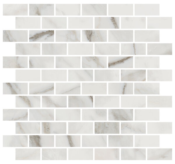 MM13105T Буонарроти белый мозаичный матовый 32x30x0,9 декор