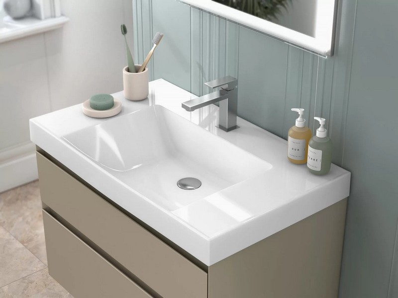 CU.wb.80 Раковина CUBO 80 см с крепежом