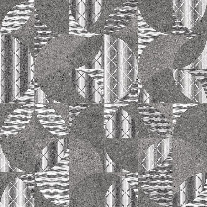 Керамогранит Kerama Marazzi Фондамента тёмный декорированный обрезной 60х60