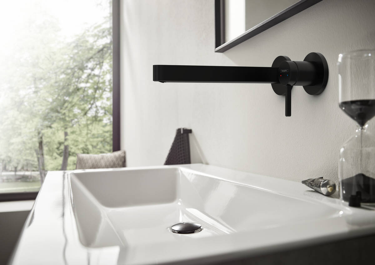 Смеситель Hansgrohe Finoris для раковины 76050670 черный