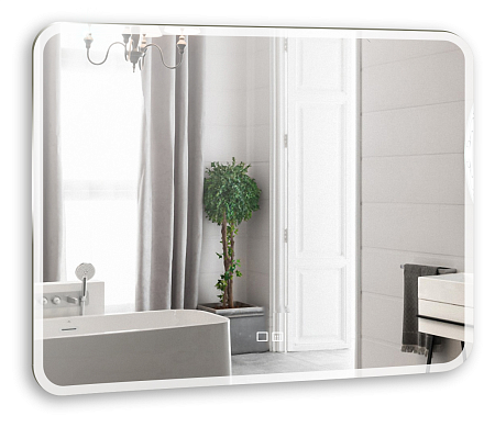 Зеркало Silver Mirrors Стив 1000х800 - 2 (сенсорный выключатель, двойной подогрев)