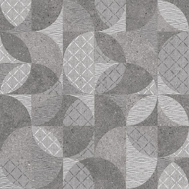 Керамогранит Kerama Marazzi Фондамента серый декорированный обрезной 60х60