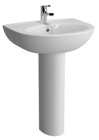 Раковина Vitra Zentrum 5786B003-0001, 60cm, цвет белый