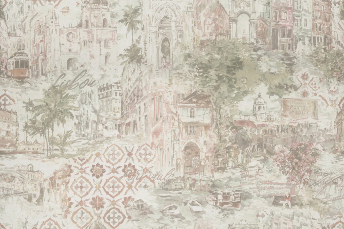 KM6602 Обои Kerama Marazzi (Reflection/Azulezu/Impression/Jungle/Exotik/Oasis) (1*4) 10,05*1,06 винил на флизелине