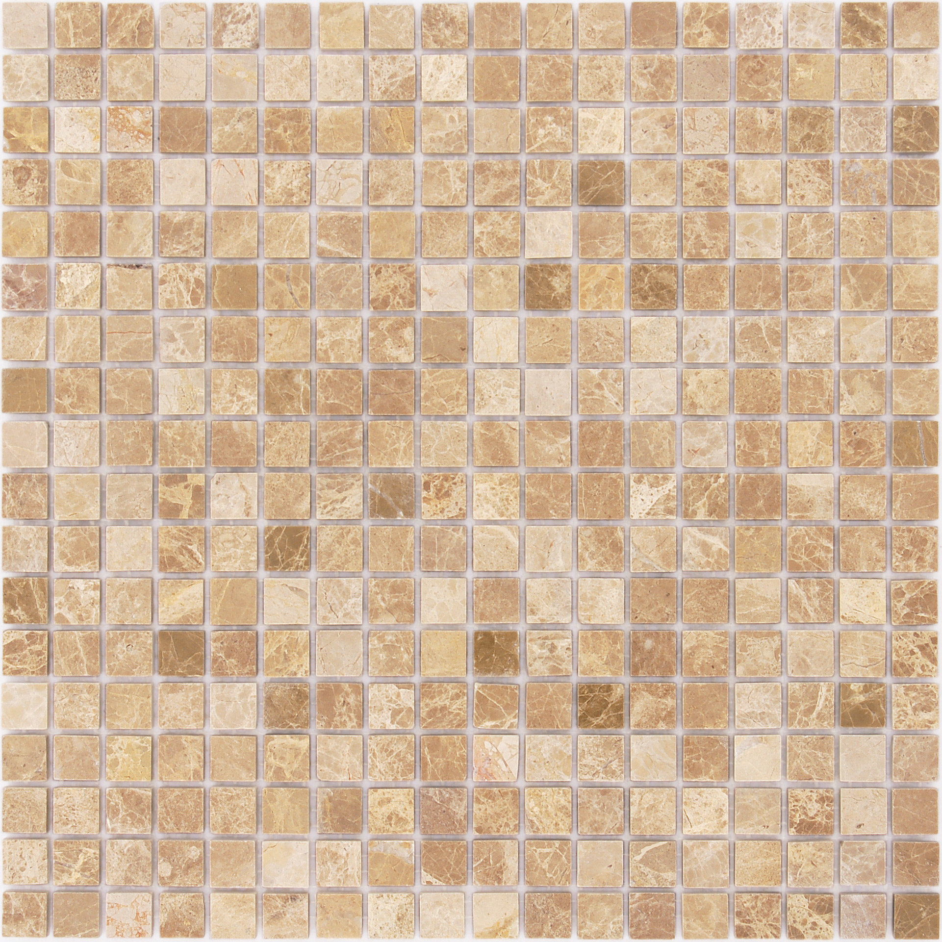Мозаика Caramelle Dolomiti bianco POL 15x15x4