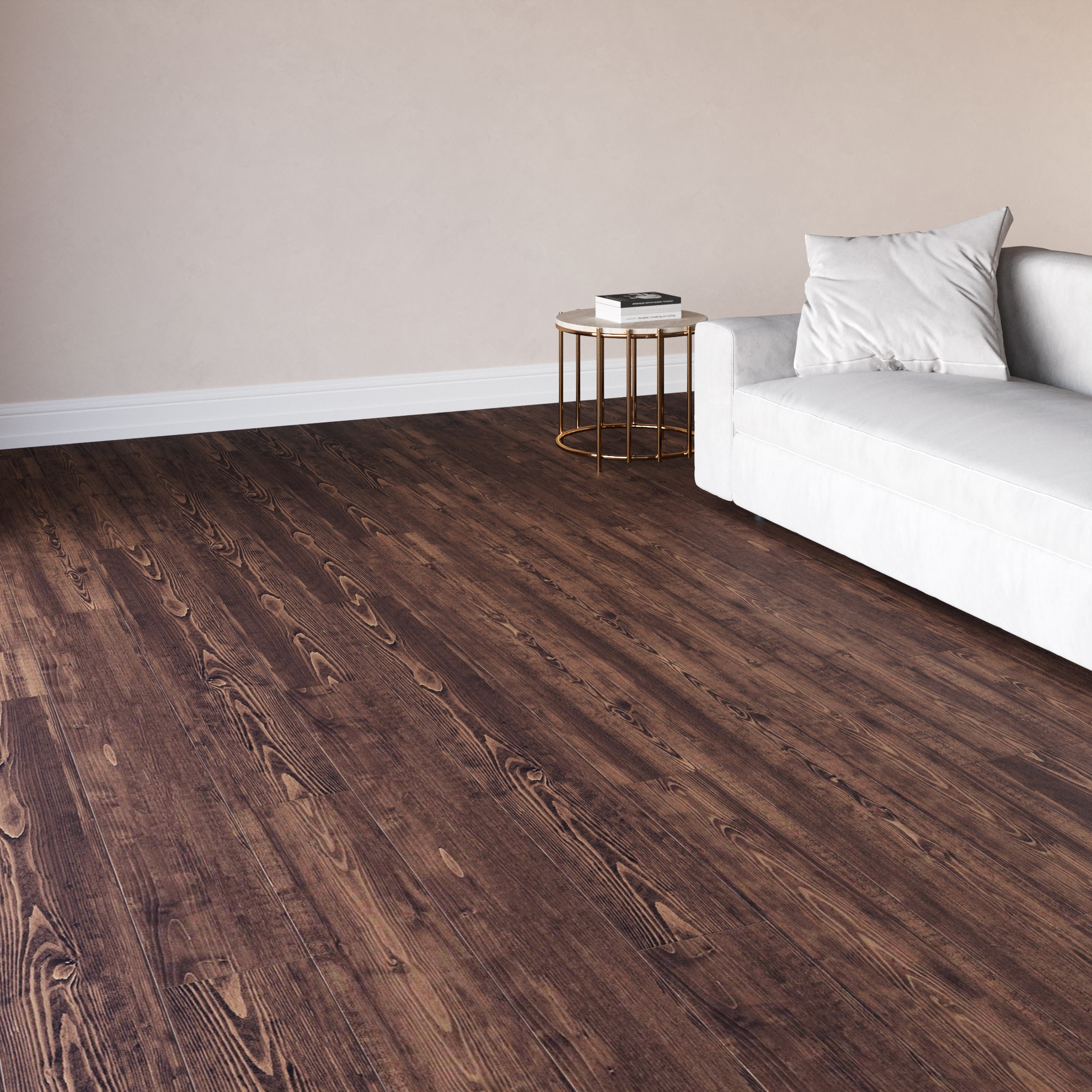 Керамогранит Kerama Marazzi Гранд Вуд коричневый тёмный обрезной 20х160