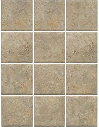 Керамогранит Kerama Marazzi Брюссель из 12 частей 9,8х9,8 бежевый матовый 30х40