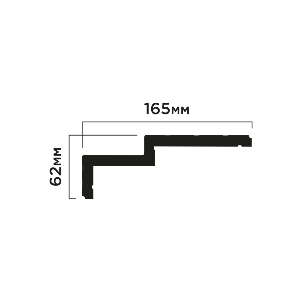 A165L Карниз HiWood