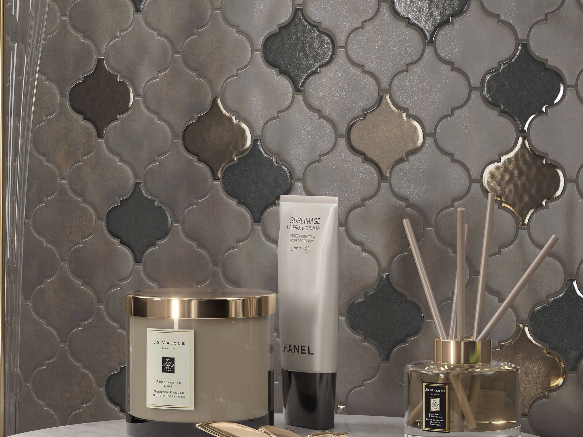 Керамическая плитка Kerama Marazzi Декор Арабески котто орнамент 6,5х6,5