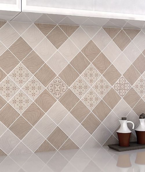 Керамическая плитка Kerama Marazzi Плитка Нола беж светлый 9,9x9,9