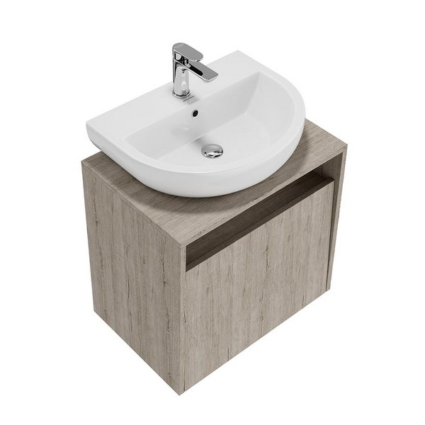 PRO.60.1/OAK.O Тумба PRO подвесная 1 ящик 60, дуб Орегон