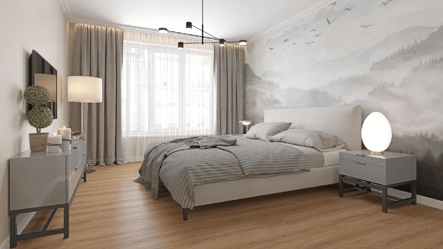 LVT плитка ДУБ РЫЖИЙ ECO 3-21