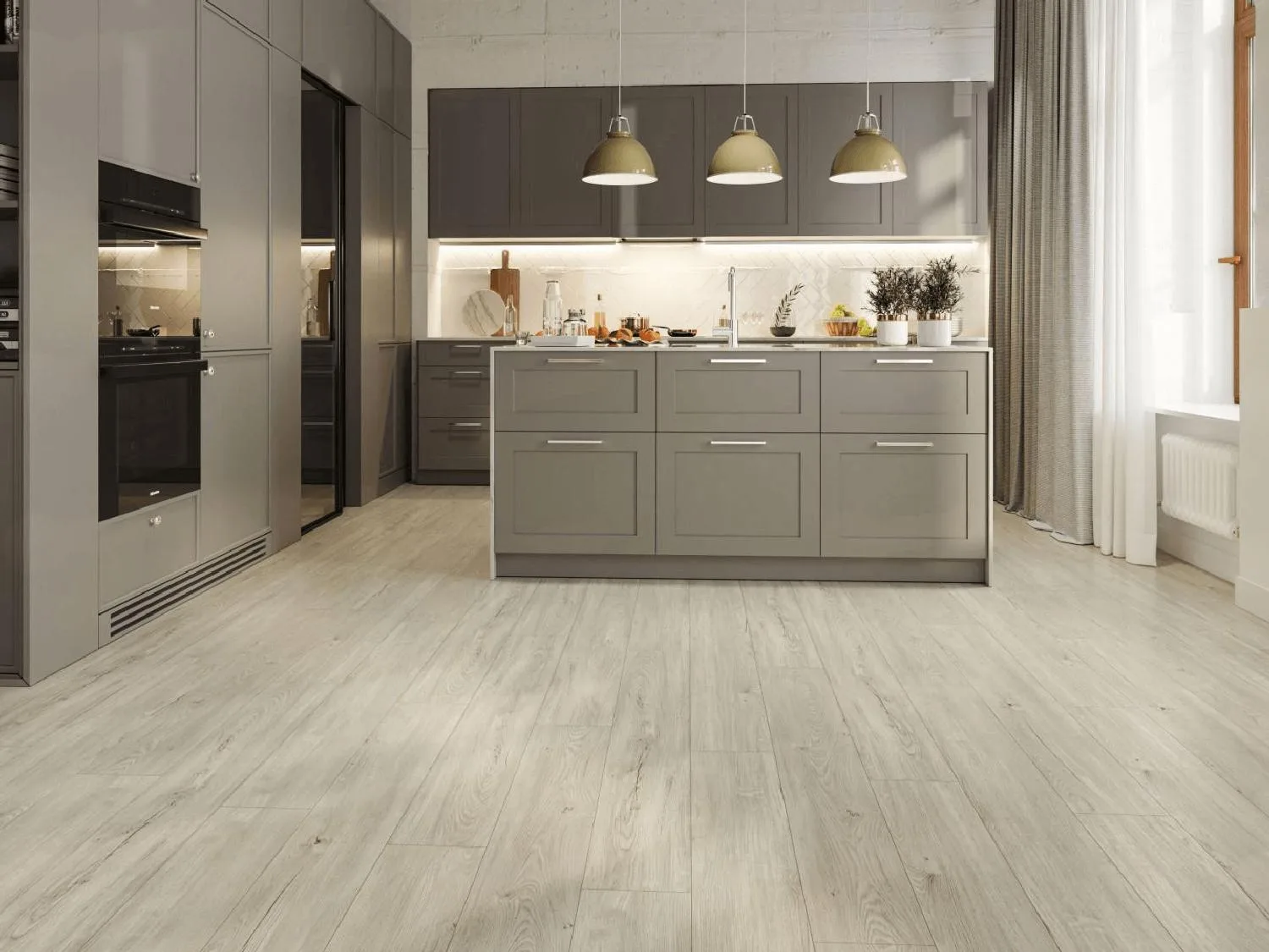 LVT ламинат Секвойя Снежная ЕСО 6-8 LVT
