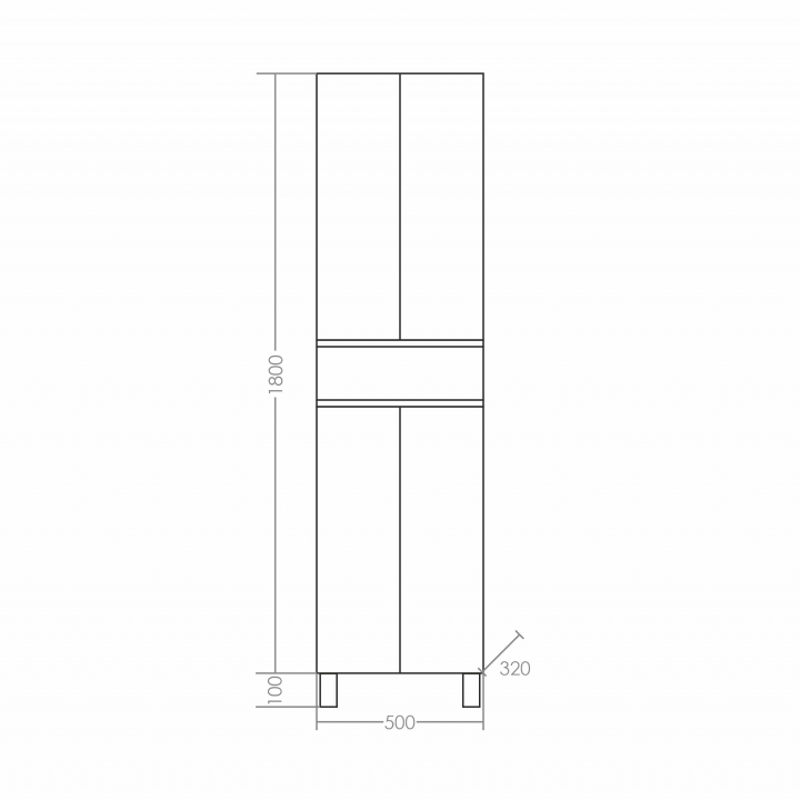 Мебель для ванной Марс 50 напольный