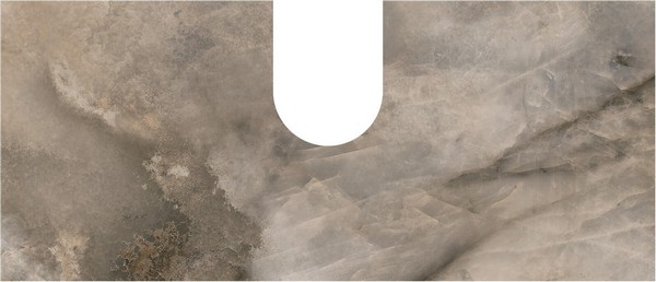 COb.SG567402R/56 Спец. изделие декоративное CONO Onice бежевый (задняя стенка) 56*24 керам.декор