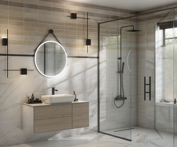 PLB.M.120.3/OAK.O Тумба PLAZA Modern подвесная 120 дуб орегон 3 ящика