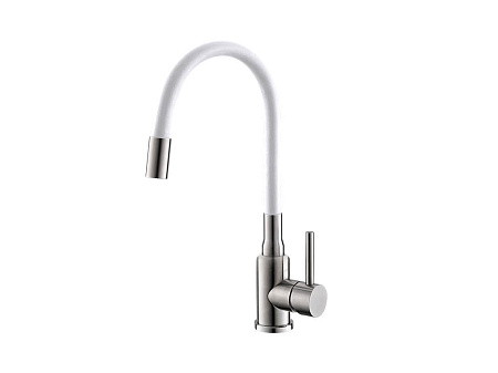 Смеситель для кухни Alveus Flexa White Sat белый
