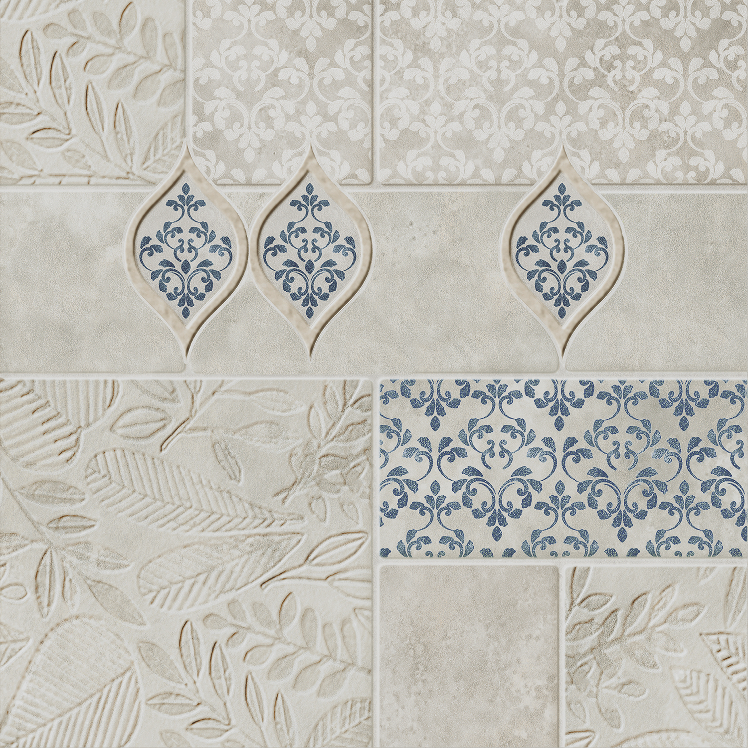 Керамогранит Kerama Marazzi Декор Сиена 1 матовый 20х20
