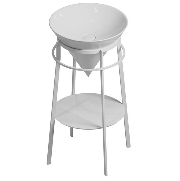 CO4.43/WHT Полка CONO 43 см, белая