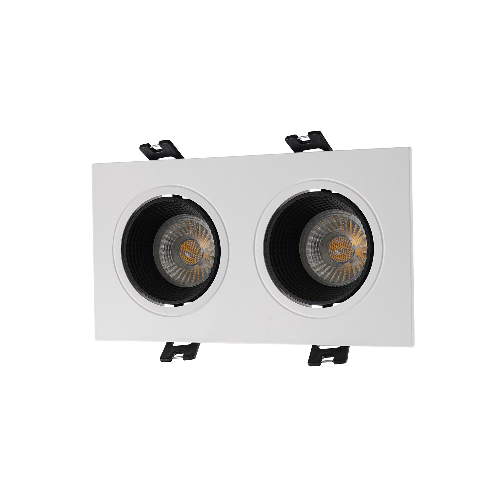 Точечный встраиваемый светильник Denkirs DK3072-WH+BK