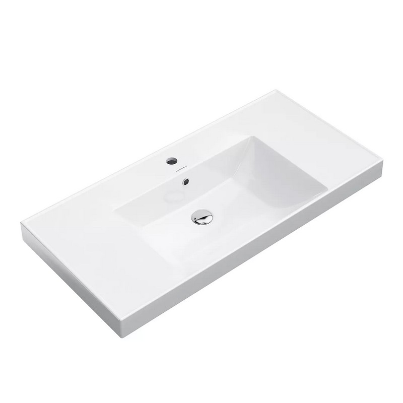 CU.wb.100 Раковина CUBO 100 см с крепежом