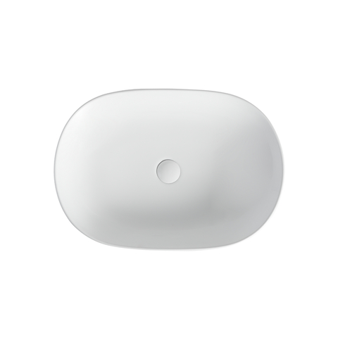 Orange B08-600W раковина накладная санфарфор, белый глянец