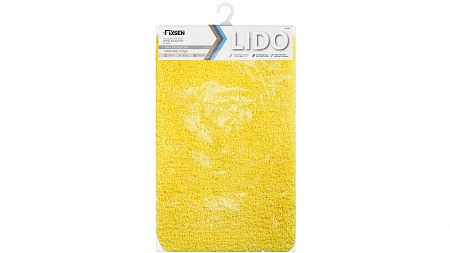 Коврик для ванной Fixsen Lido FX-3002Y, желтый, 50х80 см
