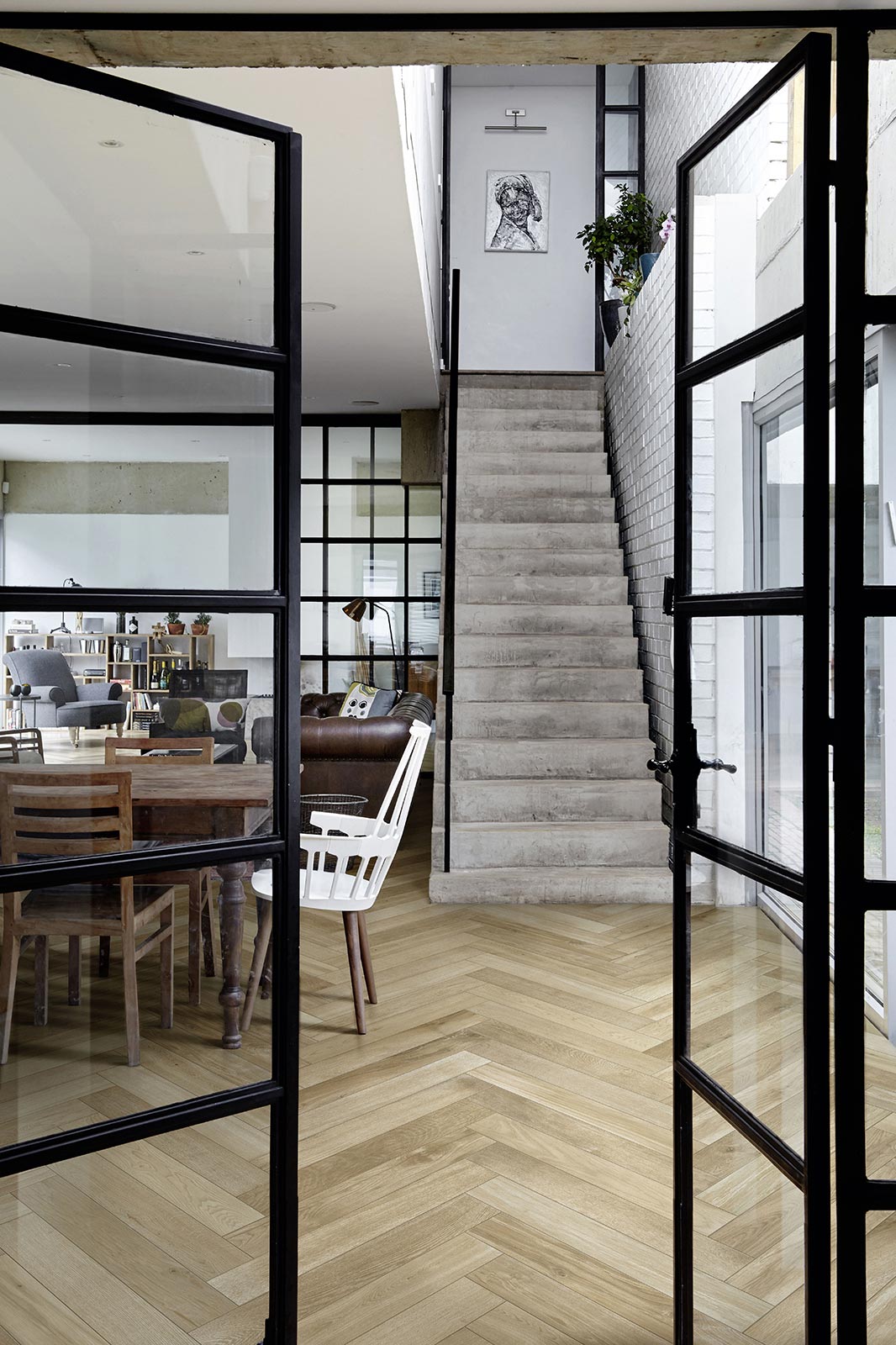 Керамогранит Marazzi Italy Treverkfusion Grey 10х70
