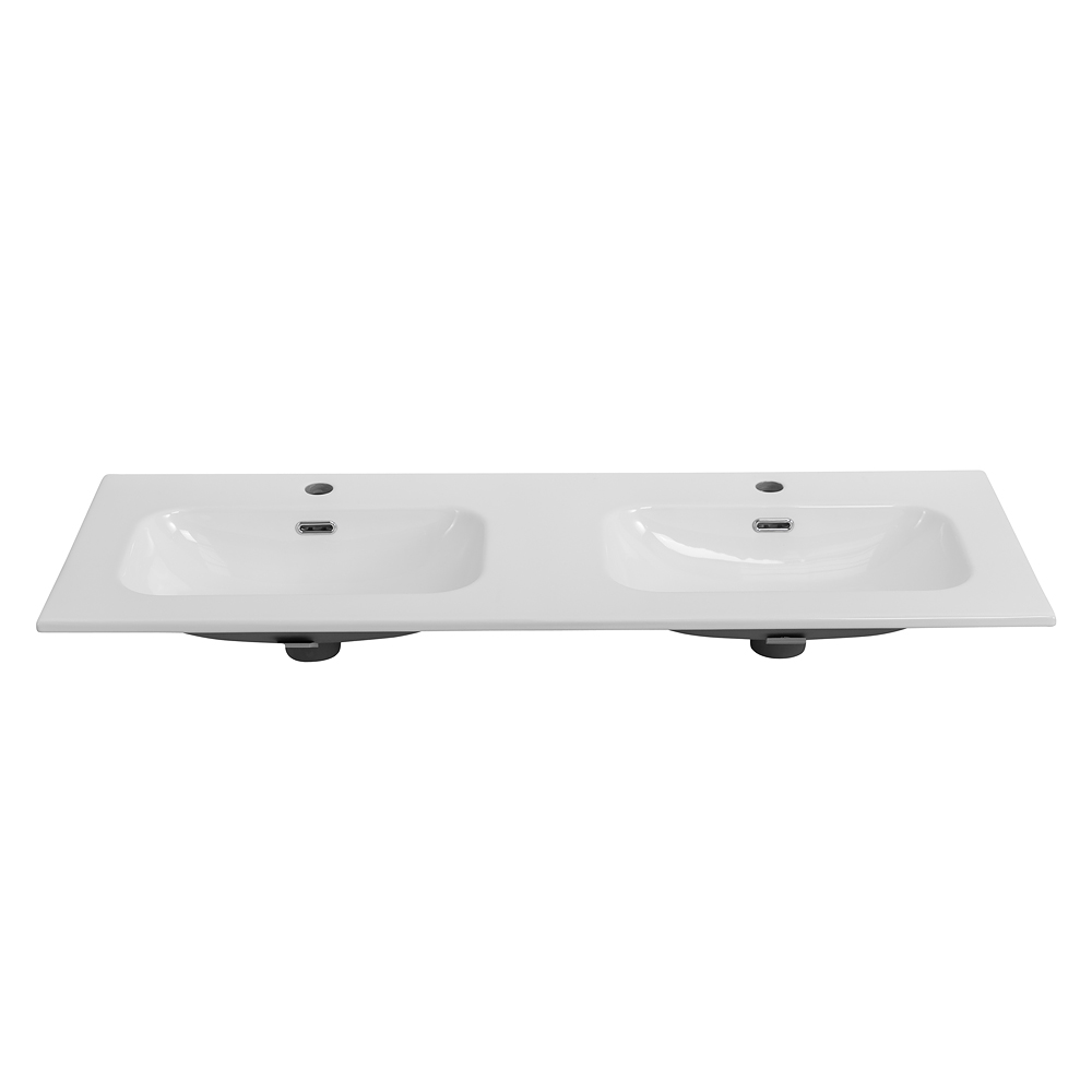 Раковина Cezares Eco 121 см CZR-8073-120-2 белая