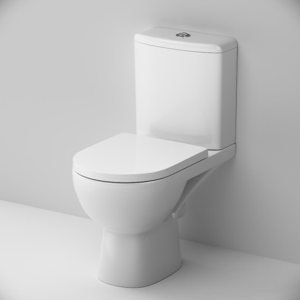 Унитаз-компакт безободковый Am.Pm Sunny C85C8600SC с крышкой-сиденьем микролифт белый