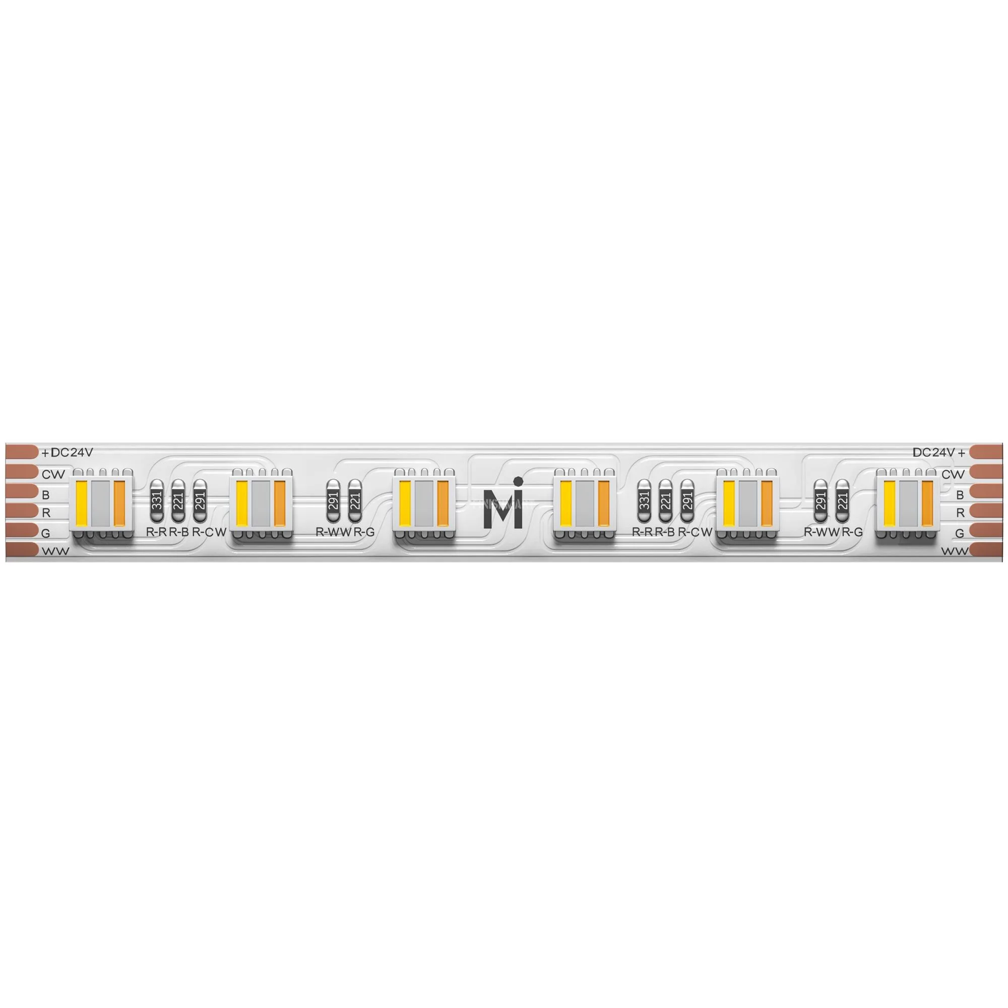 Светодиодная лента   Ultra 24В 5050 20Вт/м RGB - MIX 2700-6500 K 5м IP 20 201136