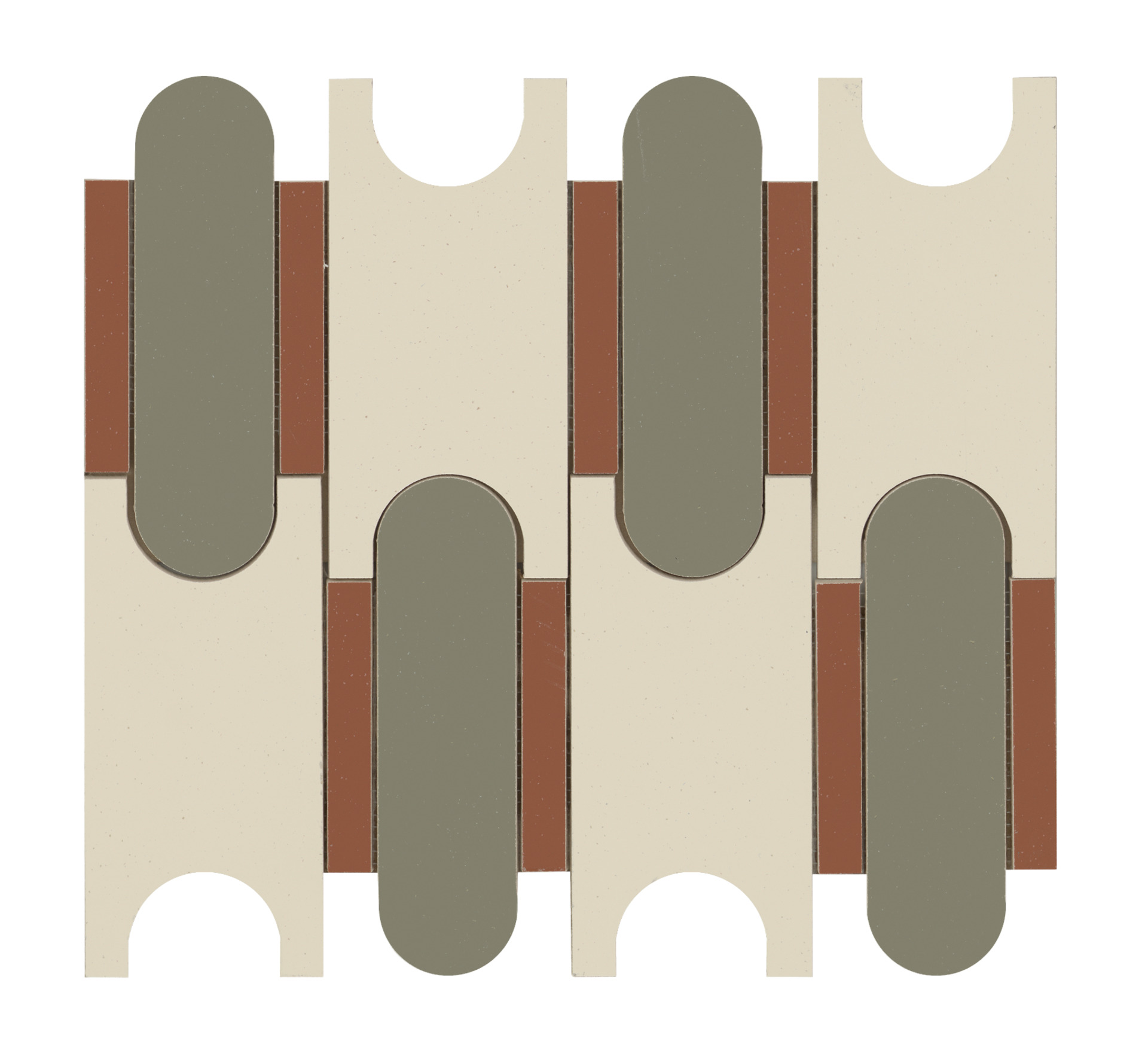 Мозаика Marazzi Italy Momenti Mosaico Puzzle Avorio 30,6х32,8